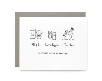 Made in Heaven - letterpress card
