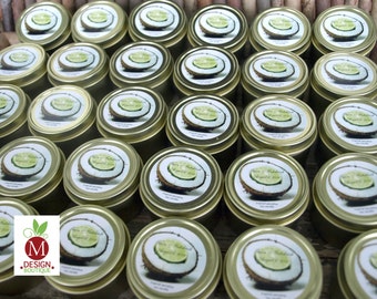 Wedding Favor Candles Travel Tin Gift