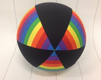 Balloon Ball Fabric, Balloon Ball Cover, Portable Ball, Travel Ball, Inflatable, Sensory, Special Needs, Rainbow, Kids, Dogs, Eumundi Kids