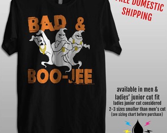 Bad & Boo-jee - Premium fashion fit Men Tee - Ladies Junior Fit Tee - Kids Tee