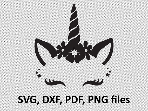 Download Unicorn SVG File Unicorn DXF Unicorn Cut File Clip art