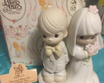 Precious moments Figurine-The Lord Bless You and Keep You