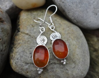 of the Baltic amber earrings, enthusiam