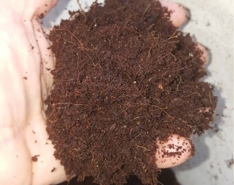Organic Coconut Coir Fiber Growing Medium Seed Starter Soil Substrate Potting Mix Grow Plants 1QT 12oz