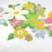 Spring Flowers Appliques, 12 inch, Iron On X-Large Sew On Vintage Fabric Cutouts, Muted Pink, Blue, Grass Lime Green, Floral Bouquet