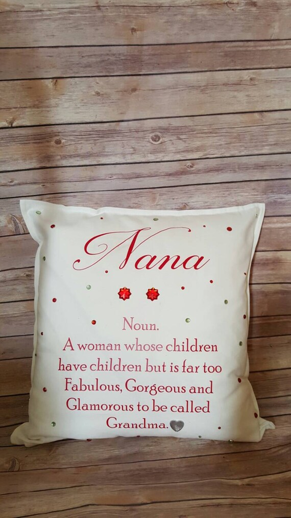 GlamMa pillow Nana pillow Grandma pillow personalized