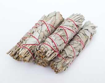 Smudge stick | cleansing wand | pagan supply | White Sage Smudge Stick | Smudging | pagan ceremony | energy | aura | meditation |