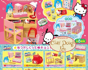 CLAYDOUGH & ME - Re-ment Sanrio Lovely Memories, Re-ment Sanrio Nostalgic Items, Re-ment Sanrio Hello Kitty Nostalgic Items vol. 2