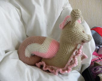 Mademoiselle escargot, crochet towel