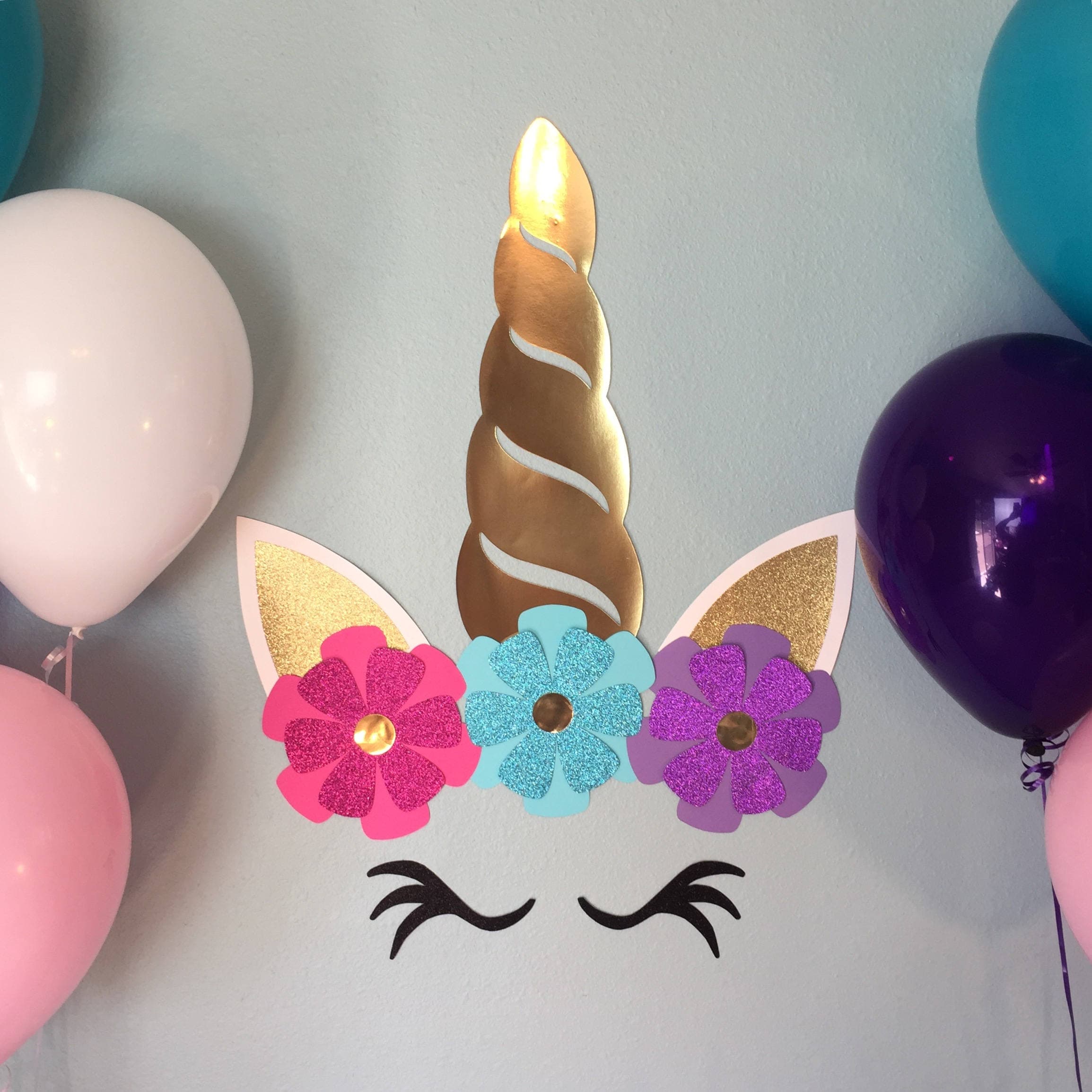 unicorn backdrop unicorn wall decoration unicorn horn wall