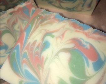 Cashmere & Cotton- Handmade, Cold process soap.