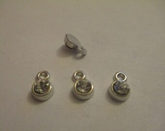 10 Rhinestone Charms
