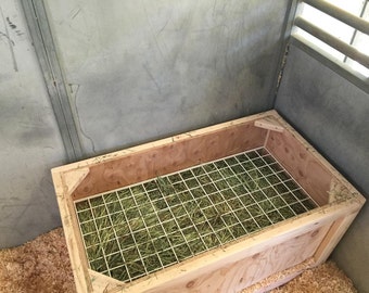 Slow Feeder for Horses / Wood Slow Feeder / Slow Grazer