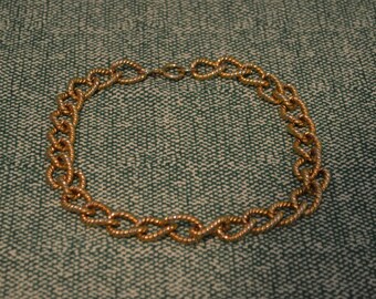 Gold Tone Chain Necklace