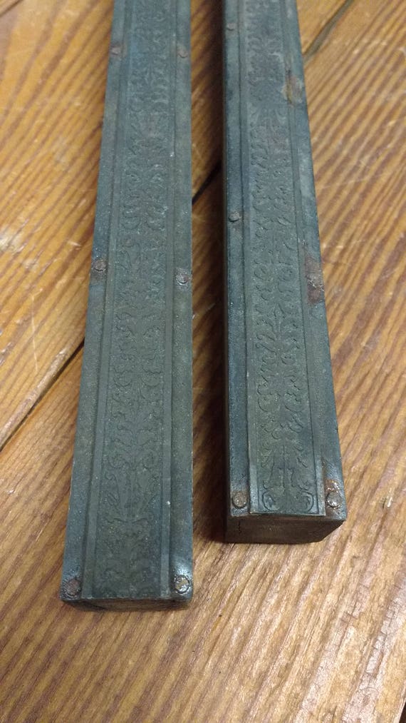 Printer's Blocks Antique Printer Blocks Vintage