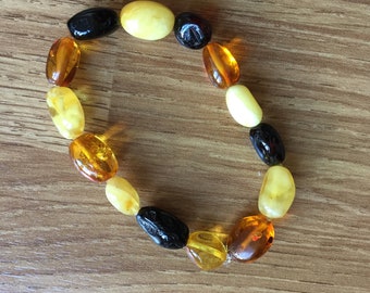 Baltic Amber Teething Anklet/Bracelet