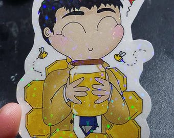 Vinyl Sticker - Castiel with Bees