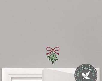 Mistletoe Christmas Holiday Vinyl | Wall Home Decor Decal Sticker