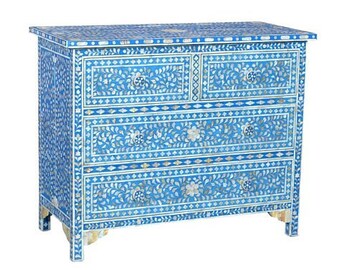 Mother of pearl four drawer chest # dresser