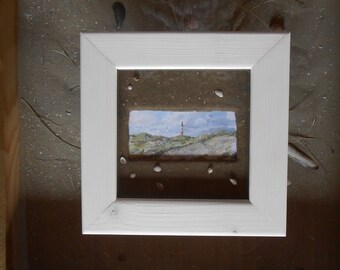 Beach art watercolor Amrum