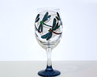 mom wine glass mom glass mom tattoo glass hand painted wine