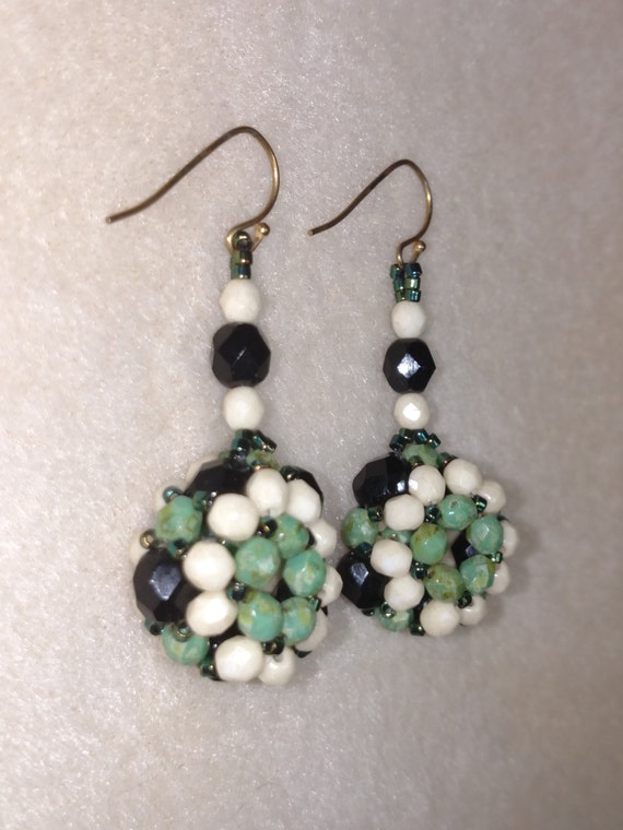 Rachel Beaded Drop Earrings (Colors Available) main image 1