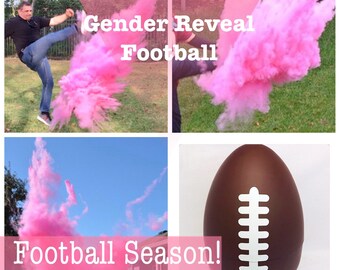 FOOTBALL Gender Reveal Ideas Football Gender Reveal Reveal Ball Gender Reveal Party Reveal Ball Baby Girl Baby Boy