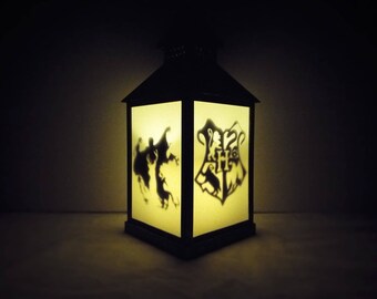 Harry potter lantern, night light, silhouette lantern