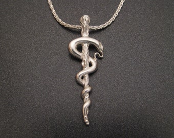 Silver Staff of Asclepius