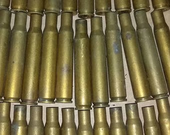 Vintage WWII Spent 30,06 Brass Bullet Casings