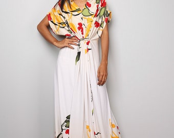 Floral dress - Summer maxi dress : Funky Elegant Collection No.23p