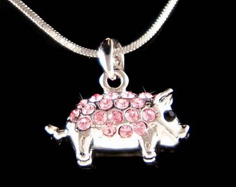 piglet swarovski crystal