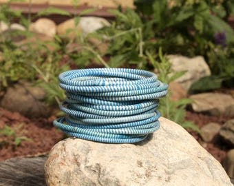 THE BEACH Recycled Flip Flop Bracelets - Made over coal fire. Fair Trade.