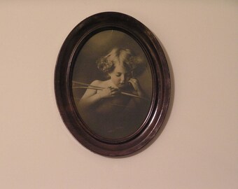Rare 'Cupid Asleep' (1897) - Taber Prang Art Print of M.B. Parkinson original