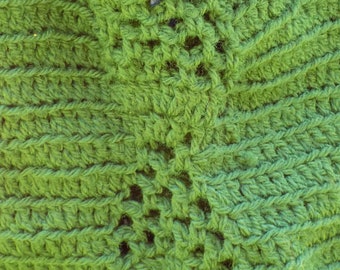 Massive Market Bag with Bulky Emerald Yarn