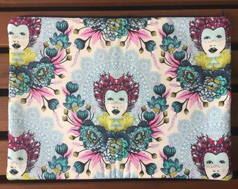 Laptop zippered case Tula Pink Fabric