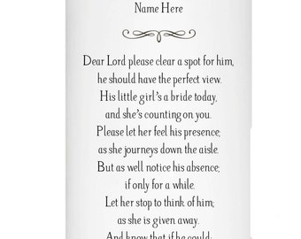 In Memory of a deceased Parent or Grandparent on Wedding Day