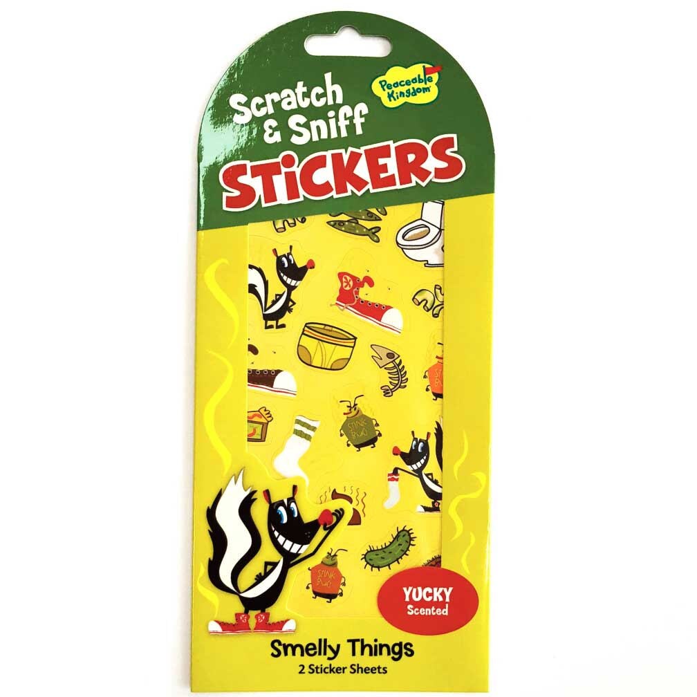 Smelly Stickers Stinky Scratch and Sniff Stickers