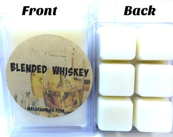 Blended Whiskey - 3.2+ OzPack of Soy Wax Tarts, Mels Melts, Soy wax scent cubes Perfect for all wax burners
