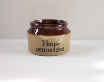 Old english pottery jar stoneware