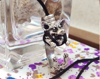 Pembroke, Welsh Corgi Necklace, Silver.