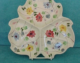 Blue Ridge Southern Potteries Tray Martha 12" Floral