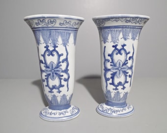 Pair of Canton Collection Vases by Two's Company