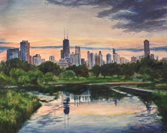 Serene Chicago from Lincoln Park