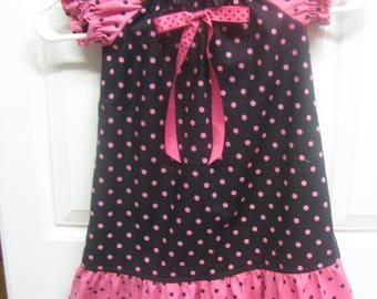 Polka Dotted Pillowcase Dress
