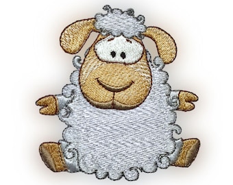 Cute Sheep Embroidery Design