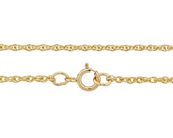 14Kt Gold Filled 1.3mm 20Inch Rope Chain - 1pc (2998)/1