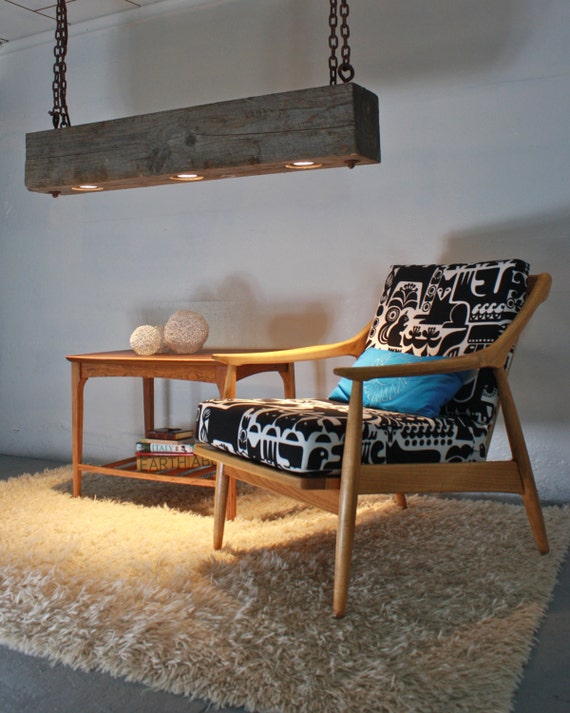 Rustic Industrial Modern Hanging Reclaimed Wood Beam Light Rustic Industrial Modern Hanging Reclaimed Wood Beam Light