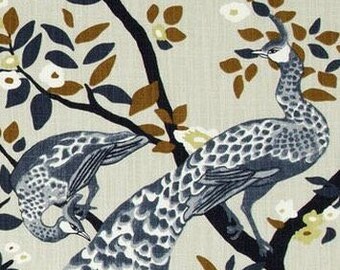 Designer Pillow Cover - Lumbar, 16 x 16, 18 x 18, 20 x 20, 22 x 22, 24 x 24 Robert Allen For Dwell Vintage Plum Redux Midnight