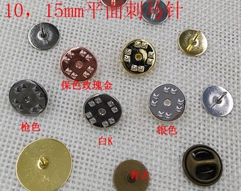 Flat Butterfly Tie tack blanks, Glue Tie Tack Scatter Pin, Blank Tac Clutch Tie Tack Pin -Glue Brooch Pin -Tie Tack Clutch- Brooch Lapel Pin